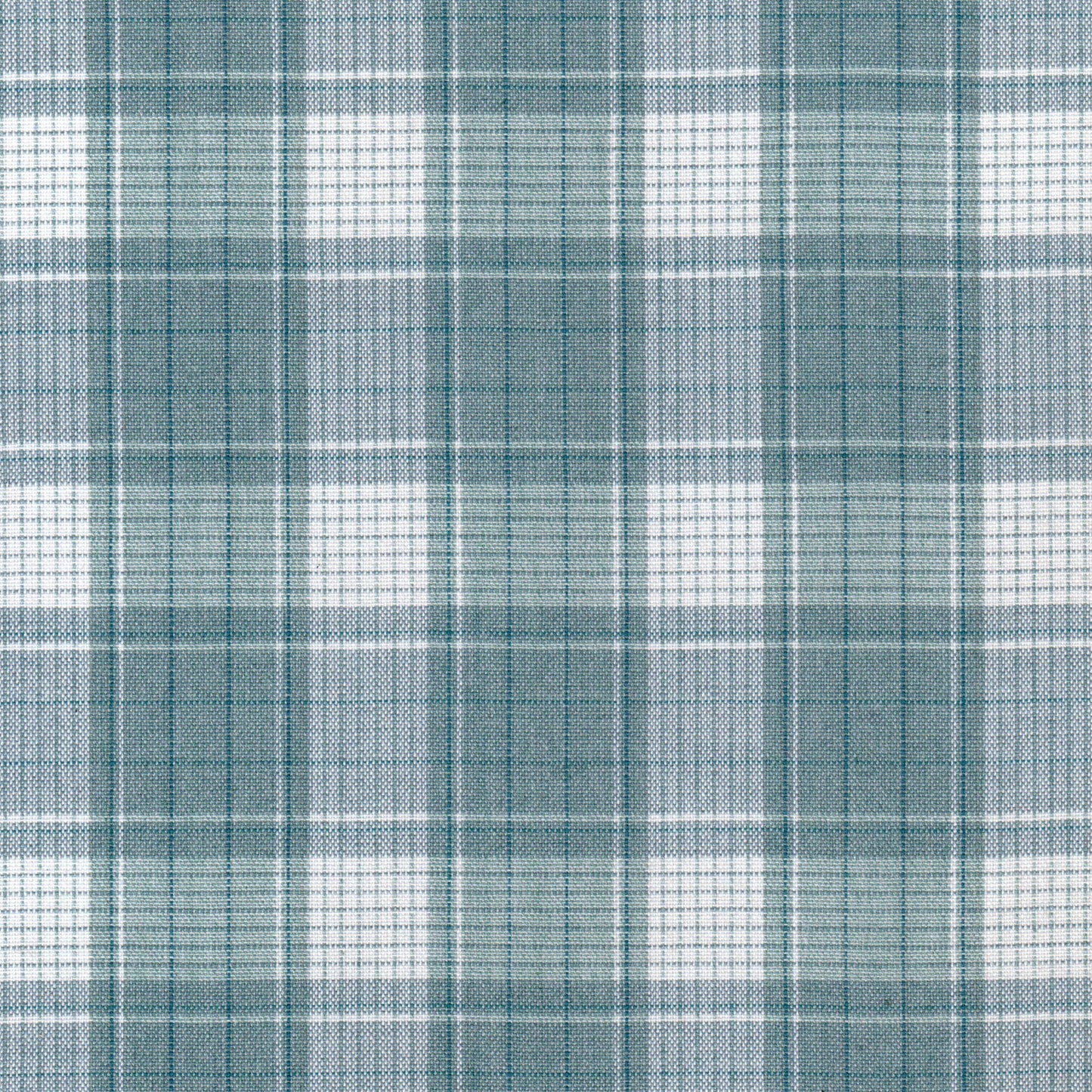 Tela jaspeada en tonos grises azulados con franjas blancas para uniformes escolares