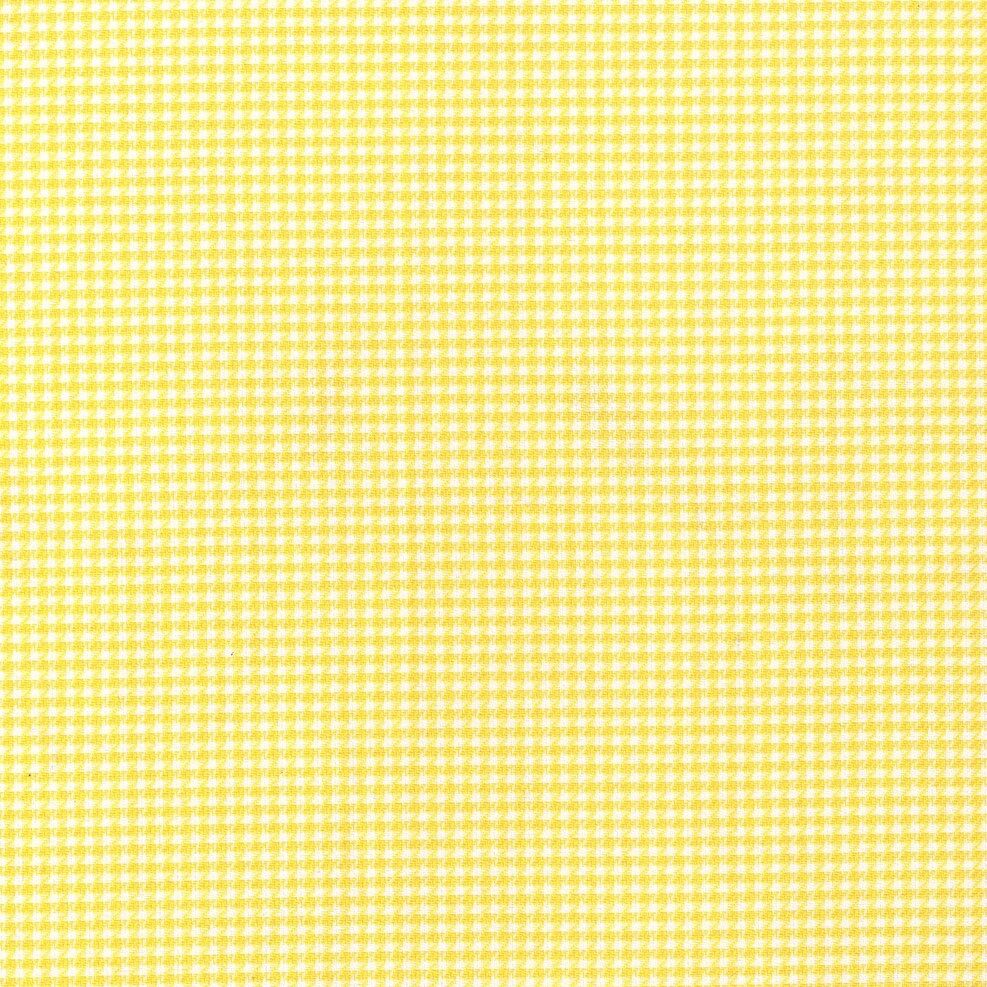 Tela gallineto amarilla 100% poliéster con diseño de cuadritos para uniformes escolares e institucionales SchoolLine