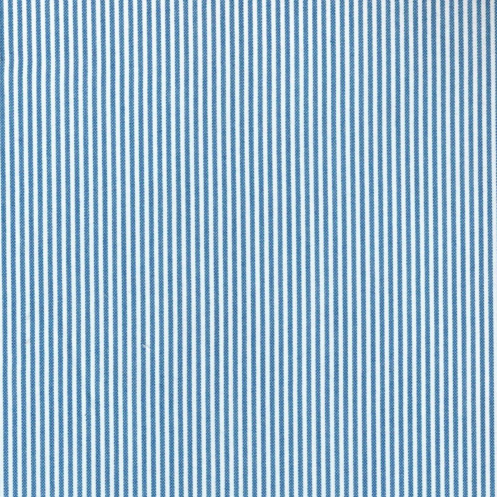 Tela polidacron escocés azul y blanco; ideal para uniformes escolares e institucionales de SchoolLine.