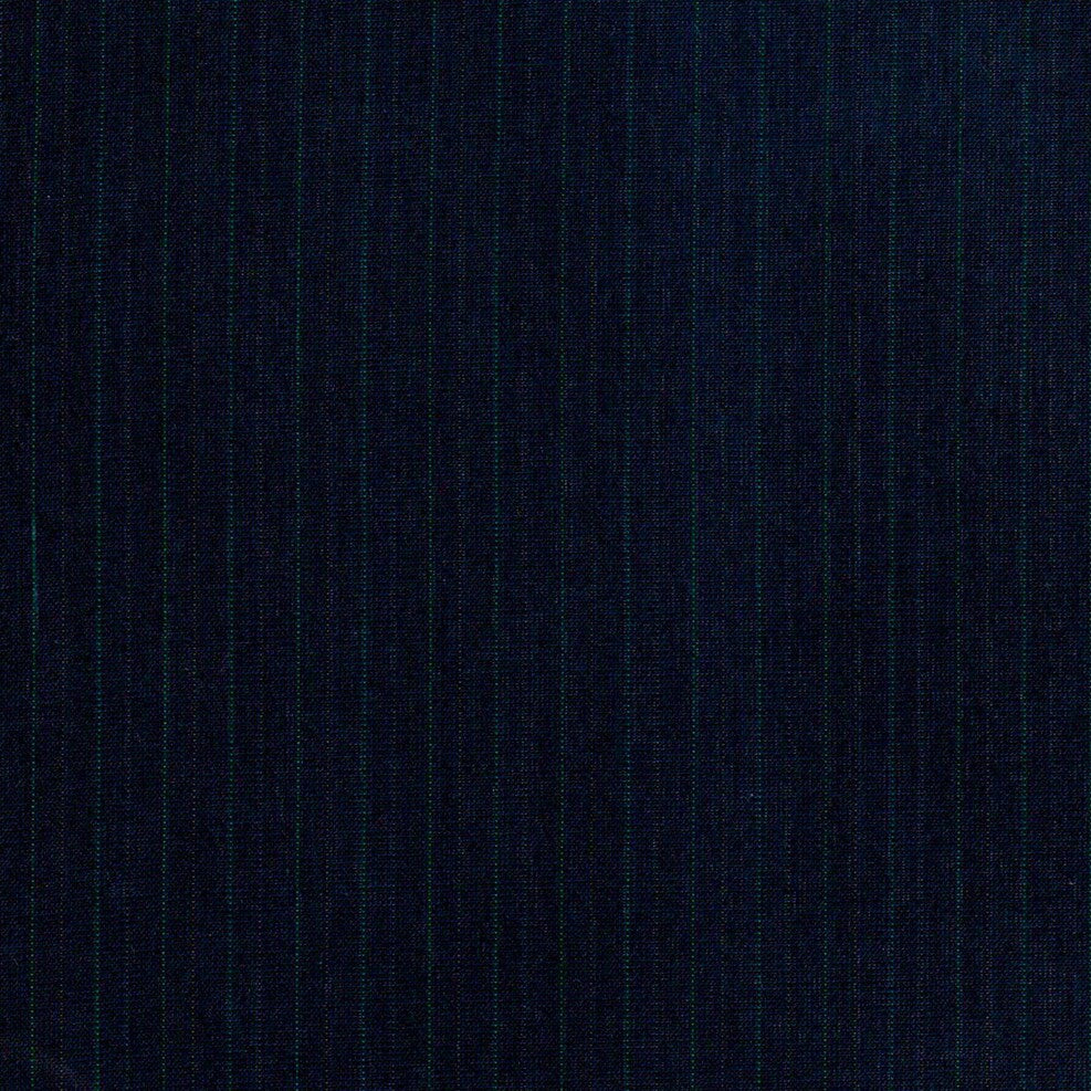 Tela escocés azul marino con rayas verticales; ideal para uniformes escolares e institucionales de SchoolLine.