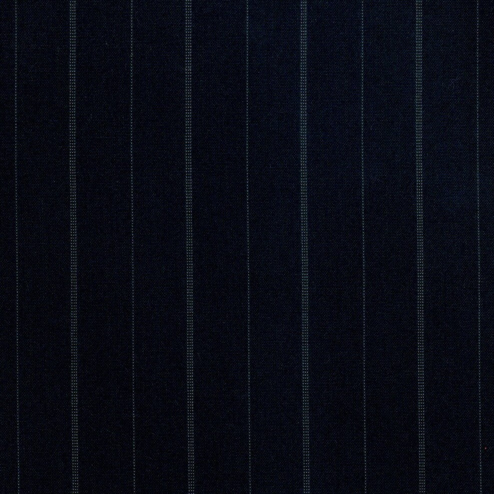 Tela para uniforme polidacron escocés SchoolLine azul marino con finas rayas, ideal para uniformes escolares e institucionales.