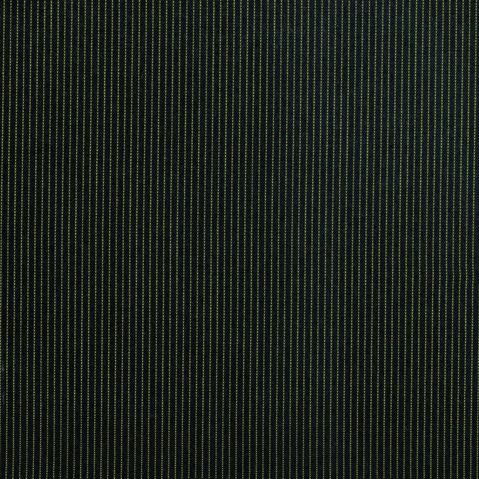 Tela de uniforme polidacron con rayas escocesas negras y amarillas; tela de SchoolLine.