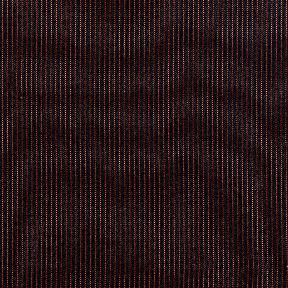 Tela polidacron escocés negra con rayas rojas finas, ideal para uniformes escolares e institucionales, SchoolLine