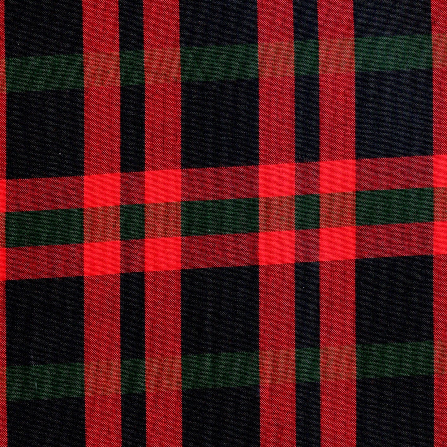 Tela escocesa SchoolLine para uniformes, rojo y negro con cuadros y toques verdes, tela de combinación.