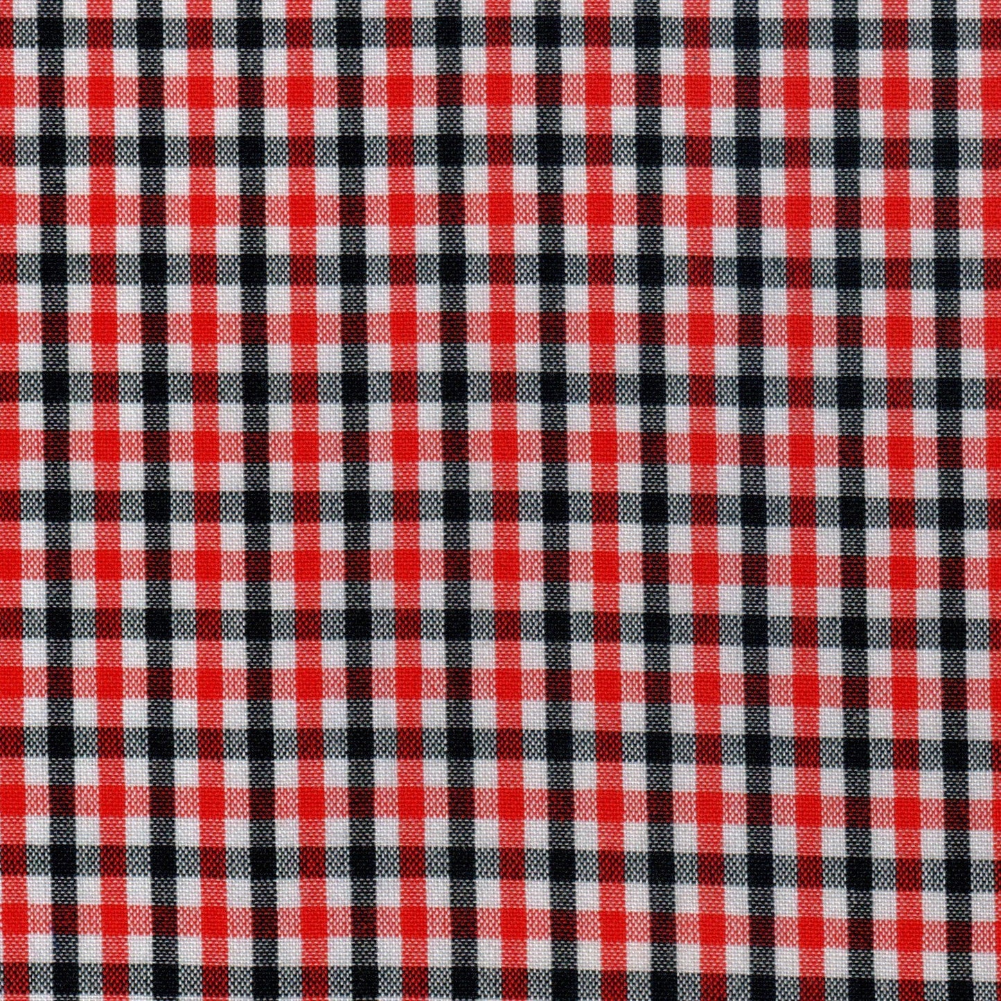 Tela 13002145 Dacron SchoolLine: tela a cuadros rojo, negro y blanco para uniformes escolares e institucionales