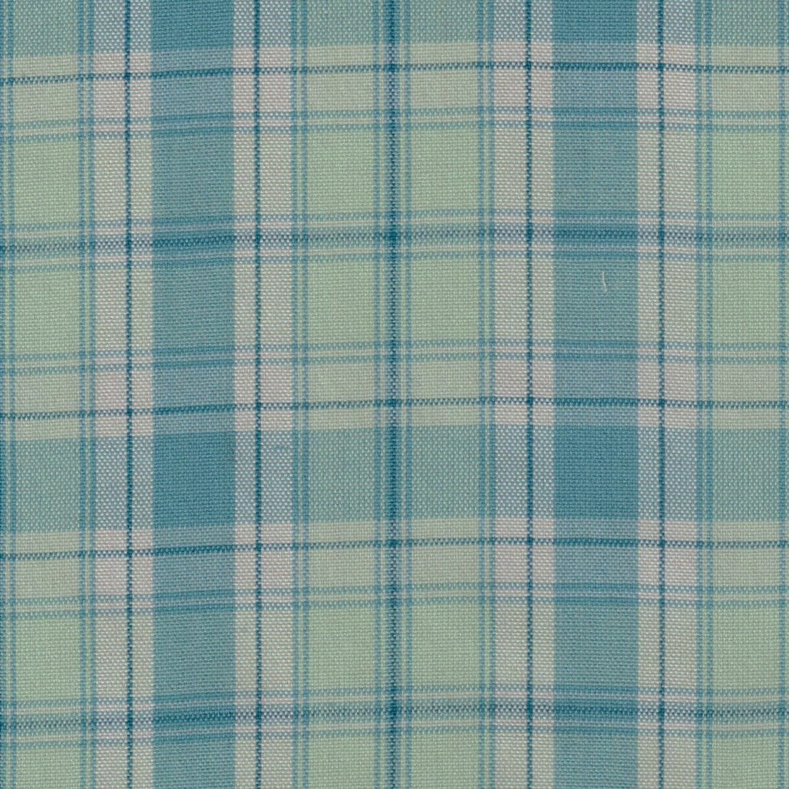 Tela Dacron poliéster SchoolLine a cuadros azul y verde, ideal para uniformes escolares e institucionales.