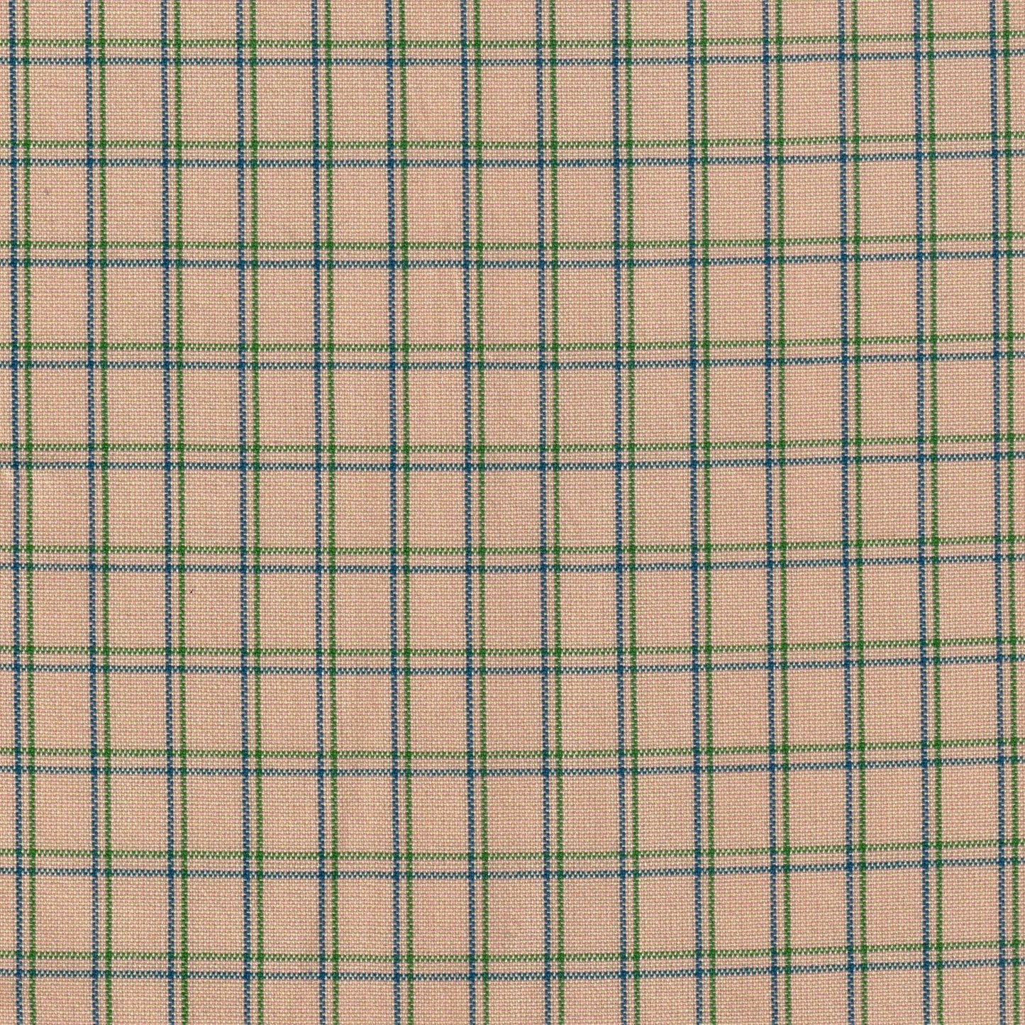 Tela durazno con cuadros verde y azul, tela para uniformes escolares e institucionales, SchoolLine