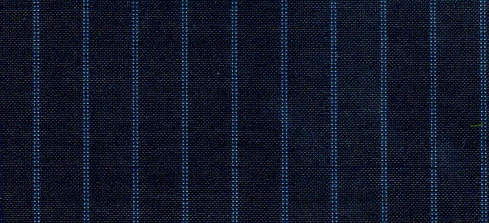 Tela 13002478 Dacron azul con rayas verticales claras; ideal para uniformes escolares e institucionales, SchoolLine