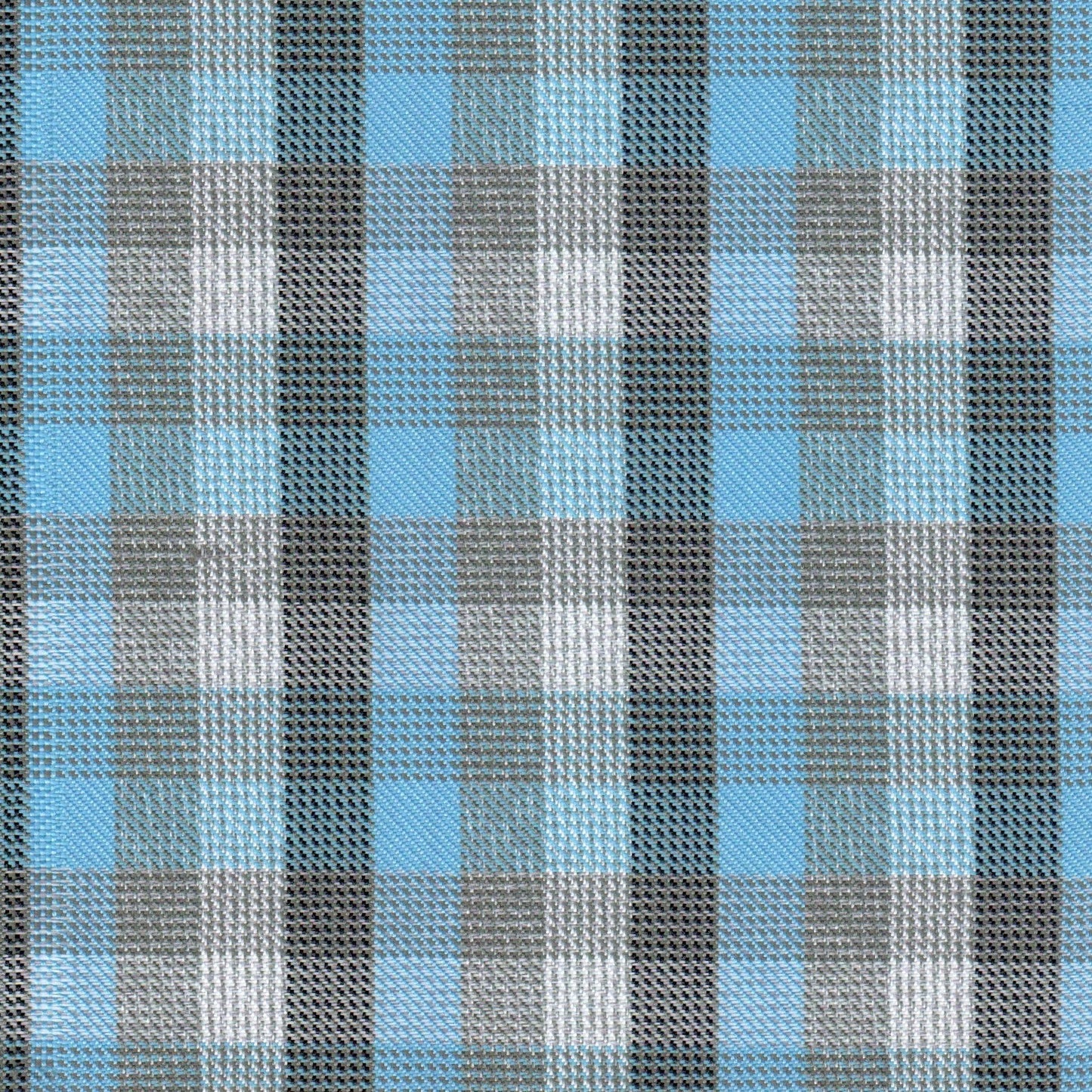 Tela 13009003 poliéster diagonal moline azul y gris, tejido texturizado; ideal para uniformes escolares e institucionales SchoolLine.