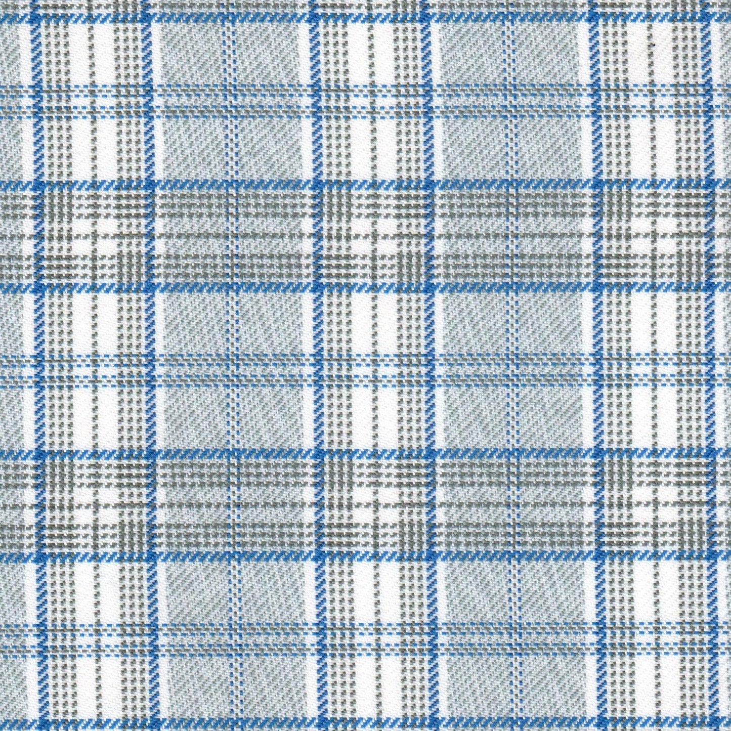 Tela de moline diagonal azul y blanco de SchoolLine, poliéster, ideal para uniformes escolares e institucionales.