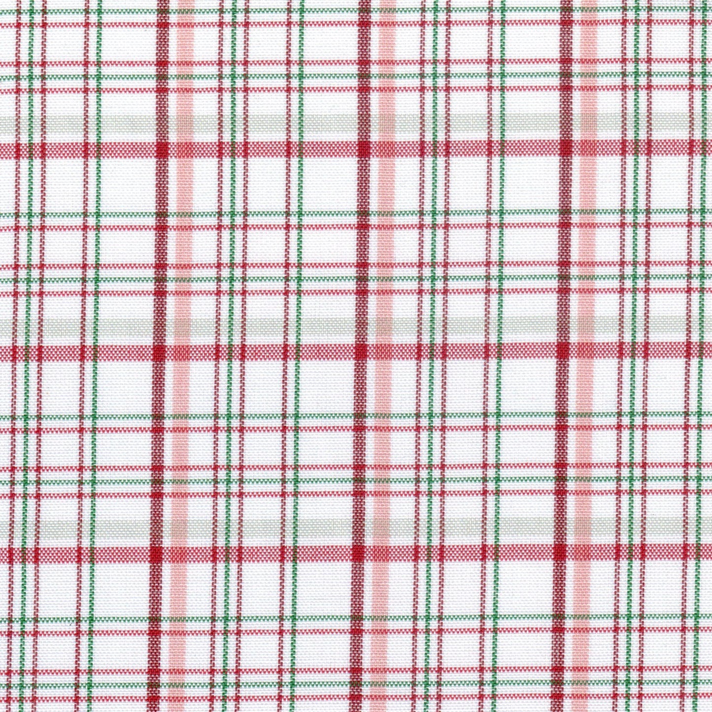 Tela Dacron especial 13012026 de SchoolLine, tela a cuadros rojo, verde y blanco, para uniformes escolares e institucionales.