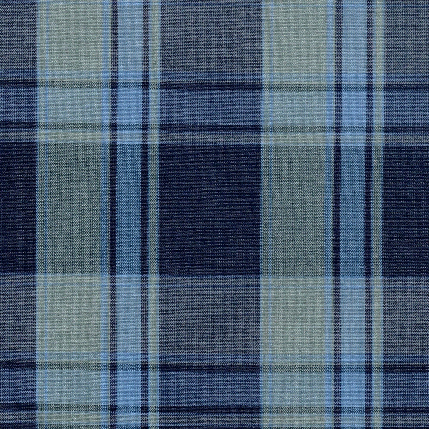 Tela 13014017 Dacron azul marino y azul claro, cuadros jaspeados; ideal para uniformes escolares e institucionales SchoolLine.