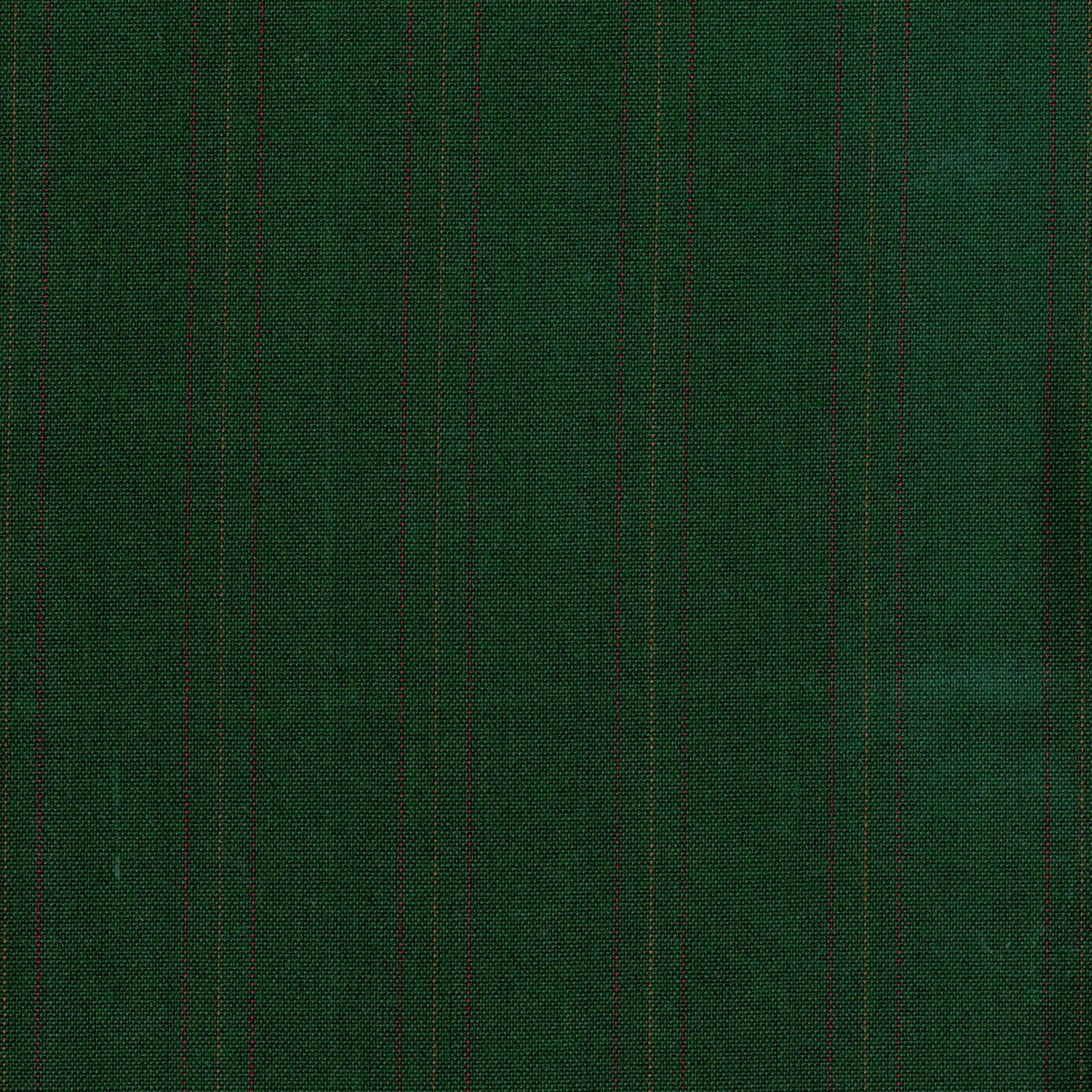 Tela jacquard tafetán verde oscuro con rayas rojas, ideal para uniformes escolares SchoolLine
