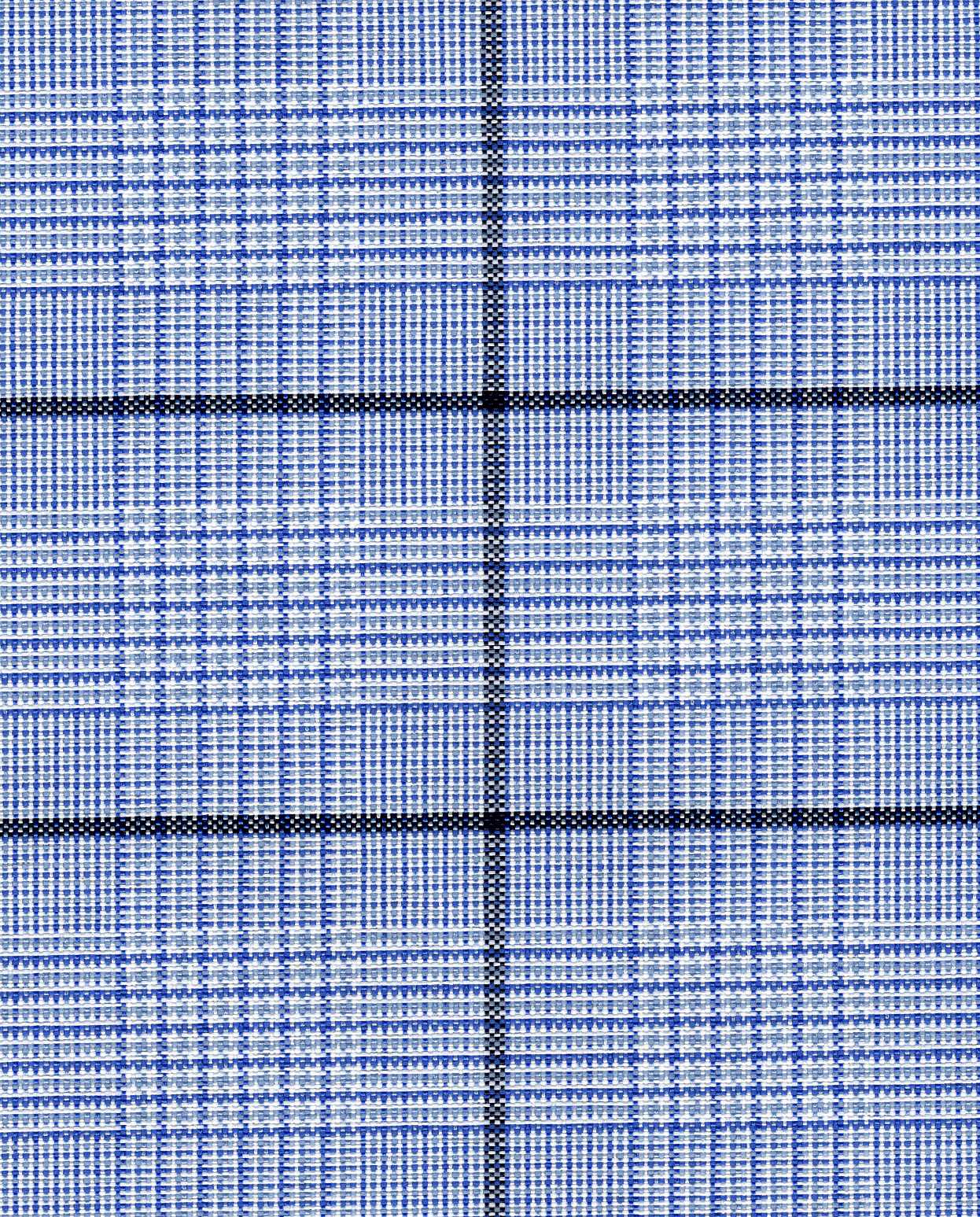 tela de uniforme escolar o institucional en tonos azul, blanco y negro