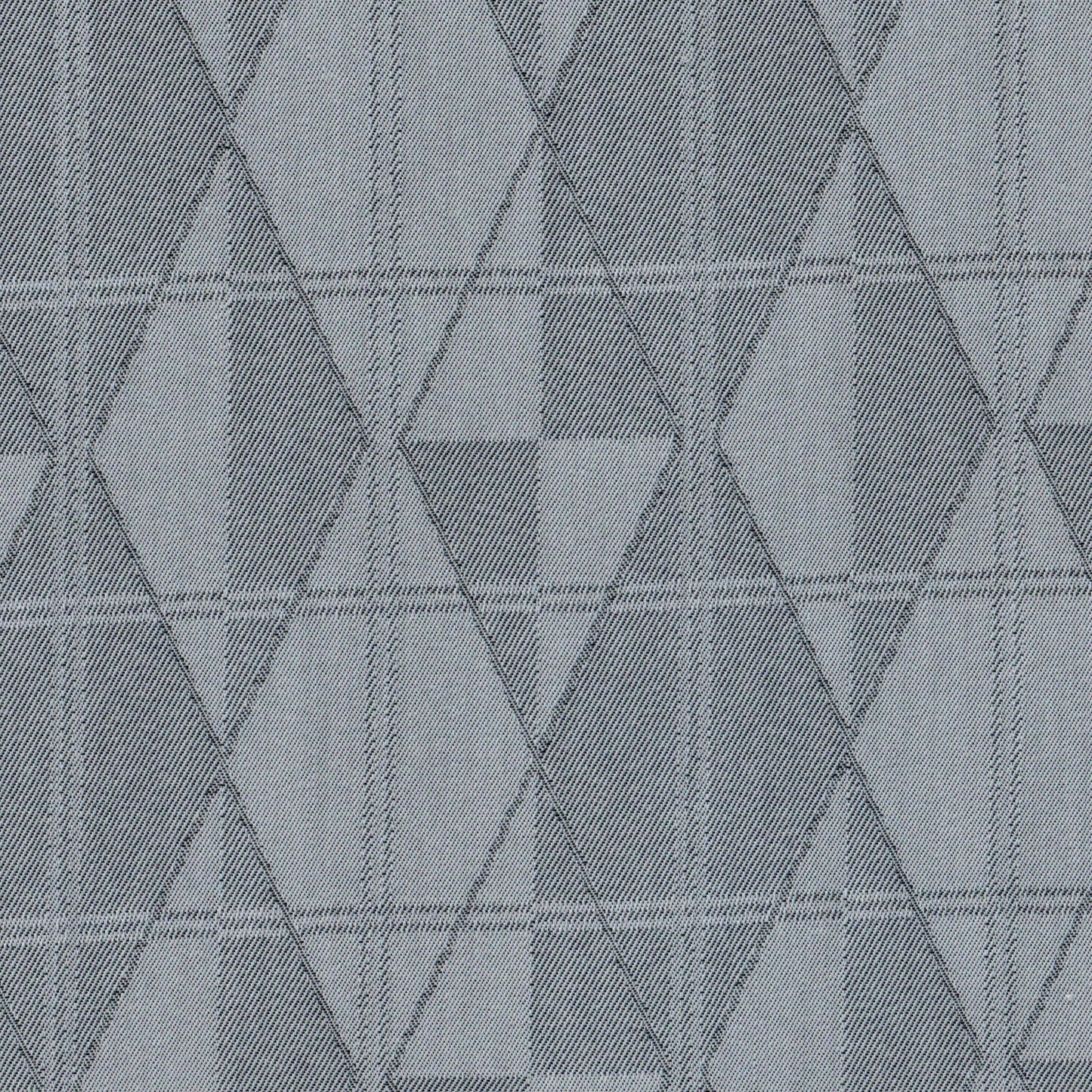 Tela indigo claro con rombos y líneas en gris, tela para uniformes escolares SchoolLine.