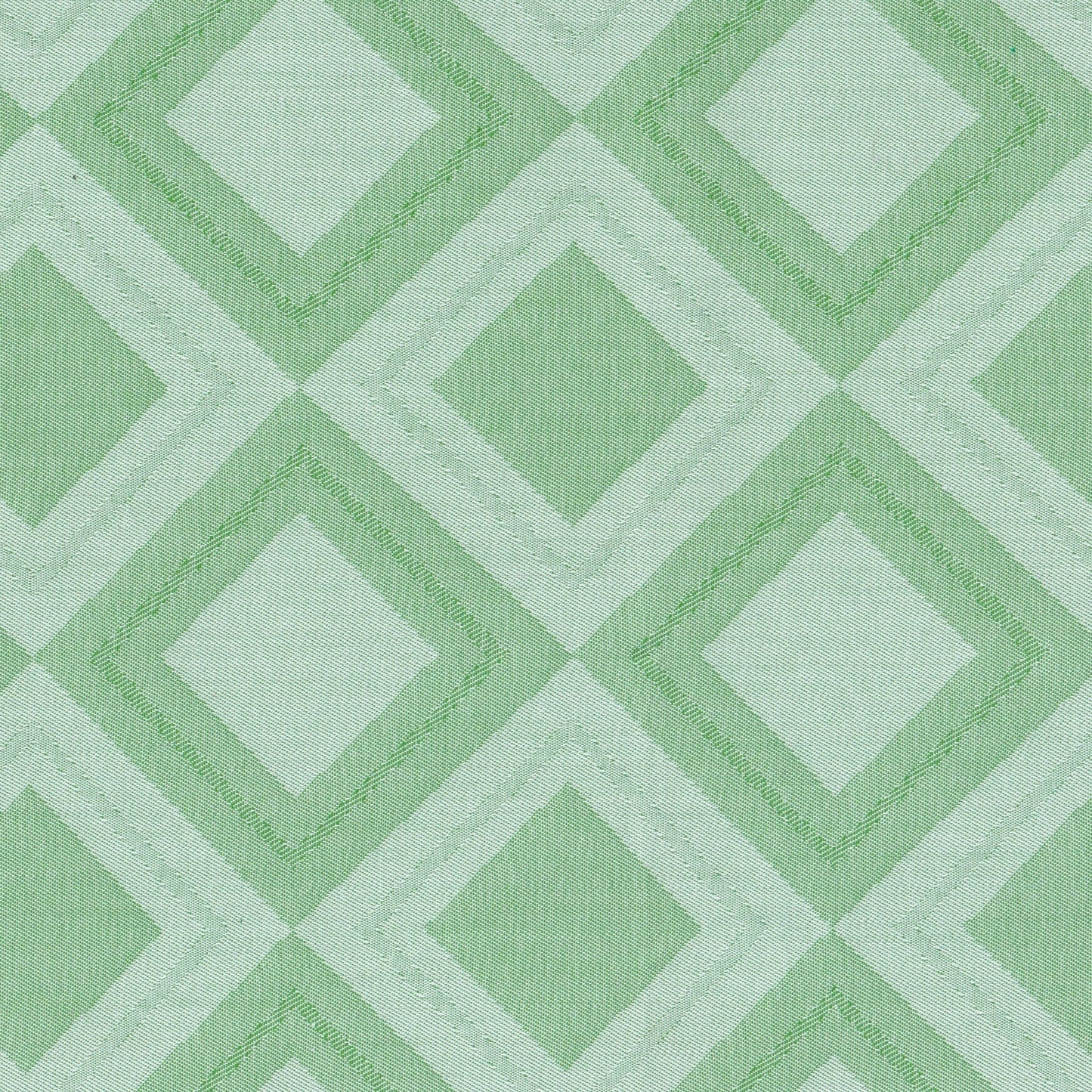 Tela 66002054 Indigo clear para uniforme | School Line en verde claro y verde menta con diseño geométrico de rombos