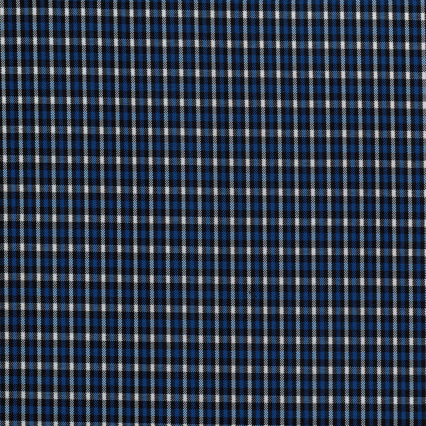 Tela escocesa de poliéster para uniformes escolares, diseño azul/negro/blanco, de SchoolLine.