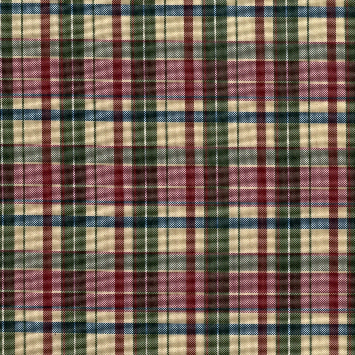 Tela escocesa de poliéster SchoolLine, patrón a cuadros multicolor, ideal para uniformes escolares e institucionales.