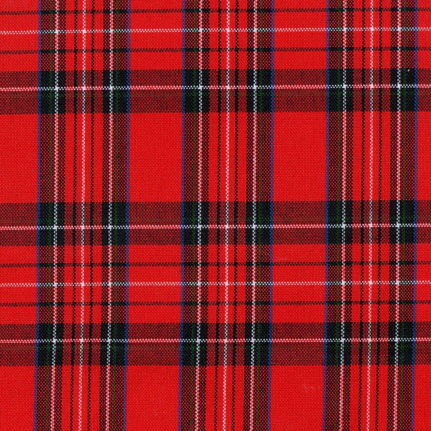 Tela escocesa de poliéster SchoolLine, patrón rojo con cuadros plaid, ideal para uniformes escolares e institucionales