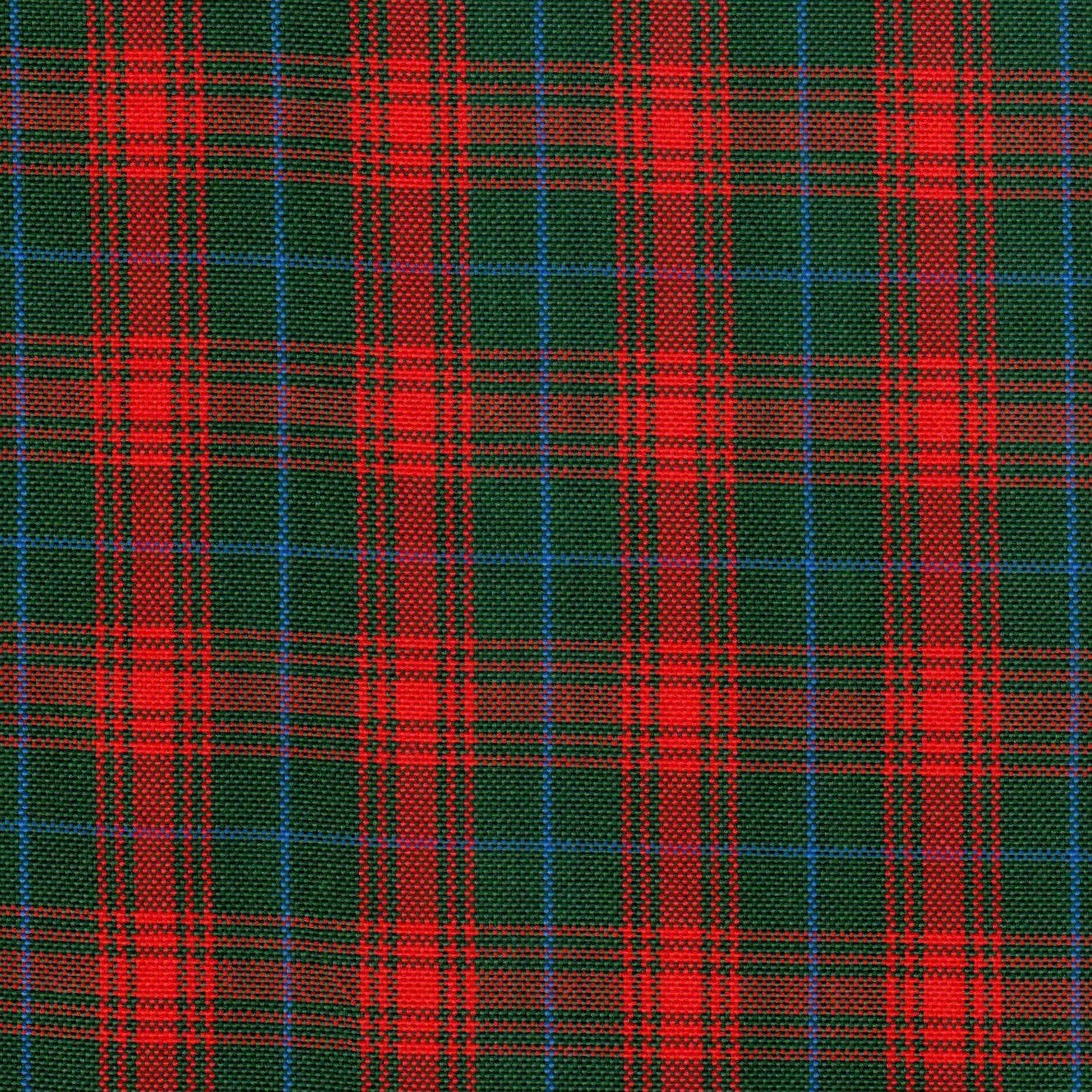 Tela escocesa de poliéster SchoolLine, rojo, verde y azul, diseño tartán; ideal para uniformes escolares.