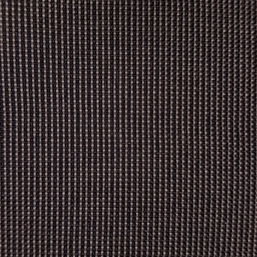 Tela escocesa de poliéster SchoolLine, tartán marrón oscuro con textura tejida, ideal para uniformes escolares e institucionales