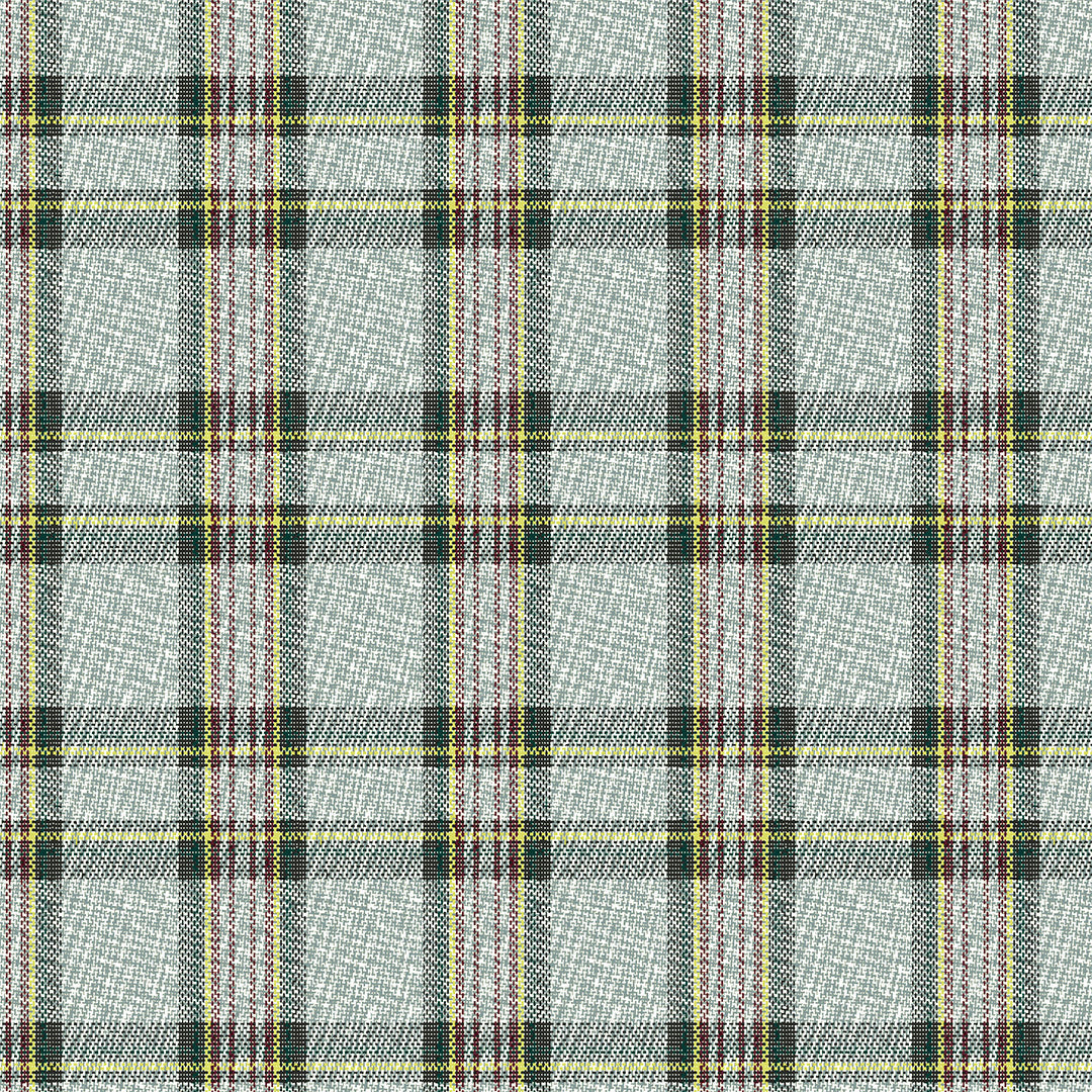 Tela escocesa de uniforme en colores beige con lineas rojas y amarillas ideal para uniformes escolares