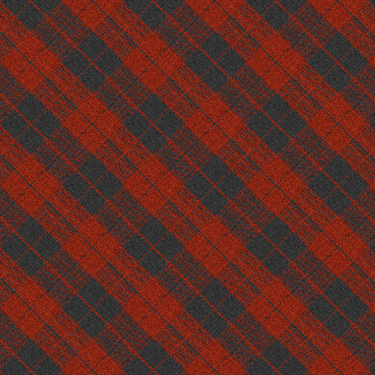 tela a cuadros grises y rojos para uniformes escolares