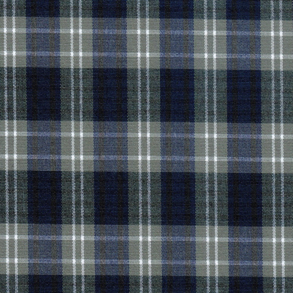 Tela acrílica escocés especial para uniformes escolares, patrón plaid en azul y gris liso, de la marca SchoolLine