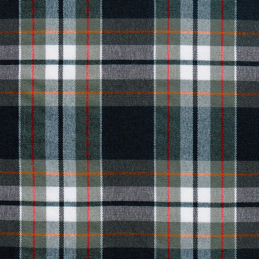 Tela acrílica escocés SchoolLine: tela a cuadros verde/negro/gris con líneas rojas, ideal para uniformes escolares e institucionales