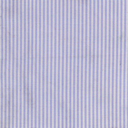 Tela Dacron rayas azules y blancas de SchoolLine, poliéster; ideal para uniformes escolares.