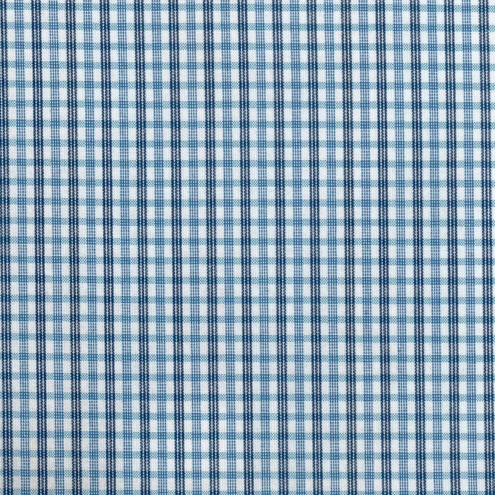 Tela para uniforme polidacron escocés azul y blanco de SchoolLine, ideal para uniformes escolares e institucionales (tecido a cuadros)