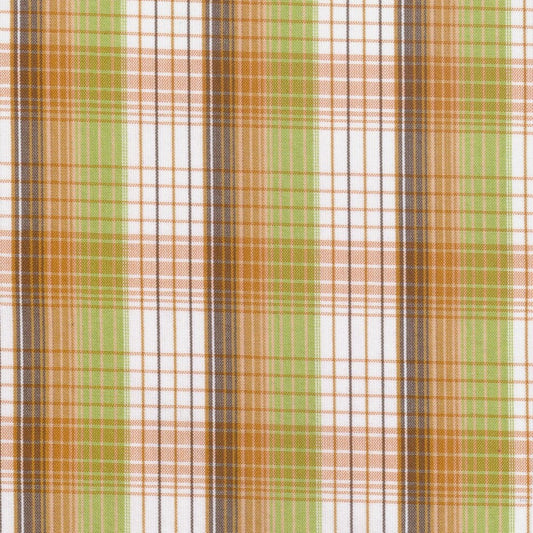 Tela para uniforme polidacron escocés SchoolLine: tela a cuadros verde, marrón y crema, ideal para uniformes escolares.