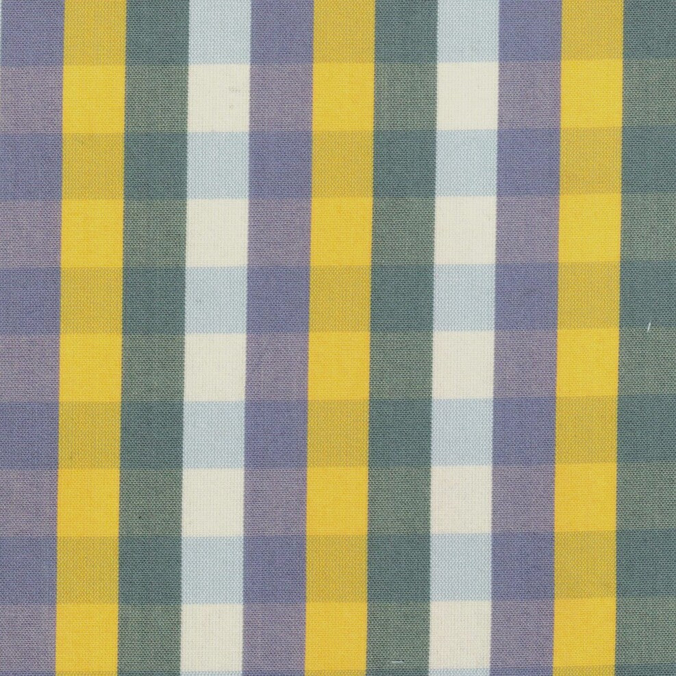 Tela polidacron escocés en cuadros multicolor (amarillo/verde/azul) para uniformes escolares e institucionales SchoolLine.