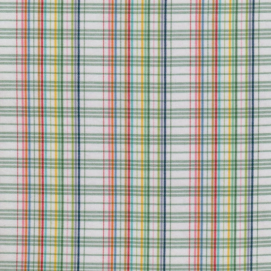 Tela escocés polidacron para uniformes escolares; cuadros verde, rojo, amarillo y azul de SchoolLine