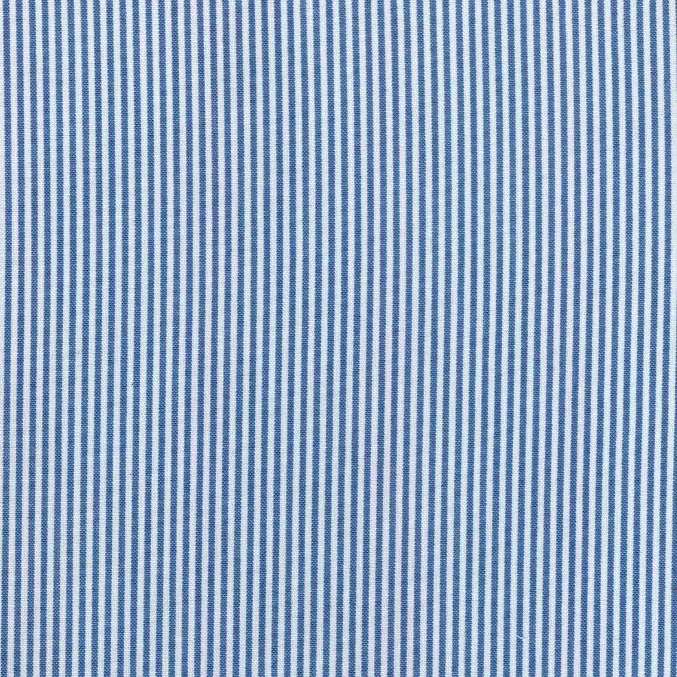 Tela para uniforme polidacron escocés azul y blanco de SchoolLine, tela rayada para uniformes escolares