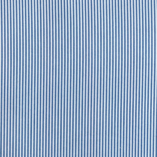 Tela para uniforme polidacron escocés azul y blanco de SchoolLine, tela rayada para uniformes escolares