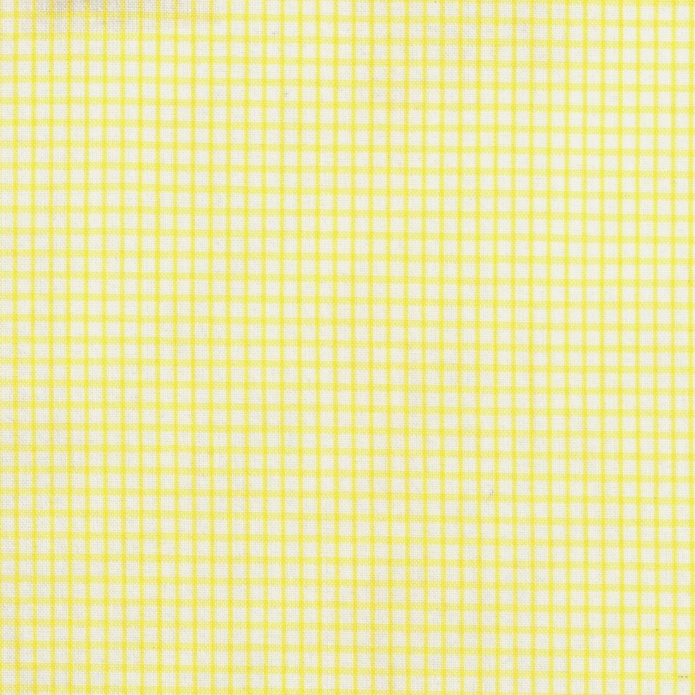 Tela polidacron escocés amarilla y blanca de SchoolLine para uniformes escolares e institucionales.