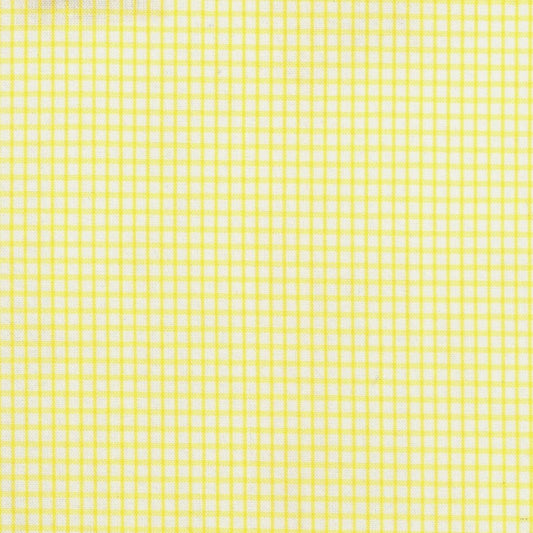 Tela polidacron escocés amarilla y blanca de SchoolLine para uniformes escolares e institucionales.