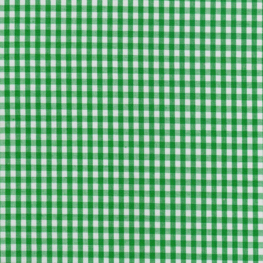 Tela para uniforme polidacron escocés verde y blanco, SchoolLine, perfecta para uniformes escolares e institucionales.