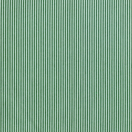 Tela para uniforme polidacron escocés verde y blanco a rayas verticales; perfecta para uniformes escolares e institucionales de SchoolLine