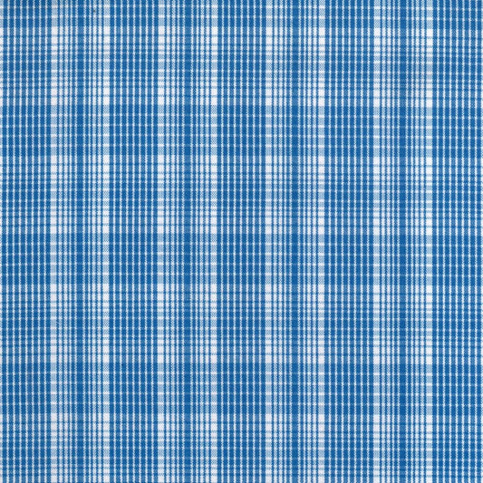 Tela para uniforme polidacron escocés azul y blanco, SchoolLine, tela de uso escolar e institucional.