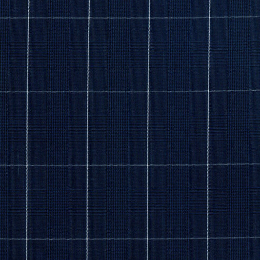 Tela para uniforme polidacron escocés azul de SchoolLine; tela a cuadros para uniformes escolares e institucionales