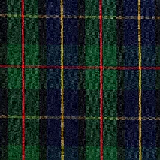 Tela para uniforme polidacron escocés de cuadros verde, azul y rojo; ideal para uniformes escolares SchoolLine