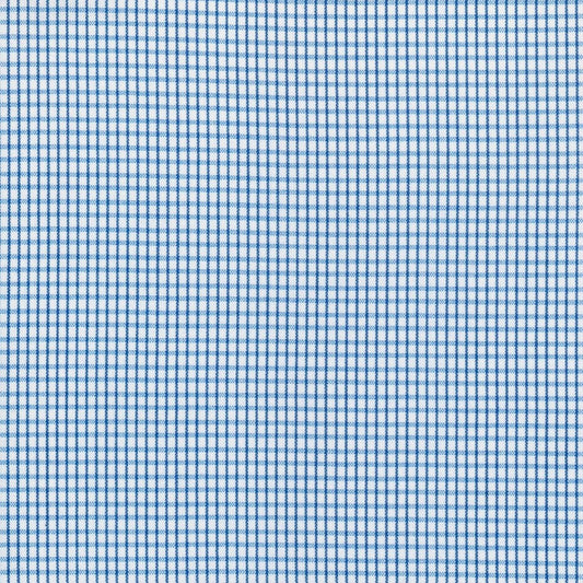 Tela para uniforme polidacron escocés azul y blanco, cuadritos; ideal para uniformes escolares e institucionales SchoolLine
