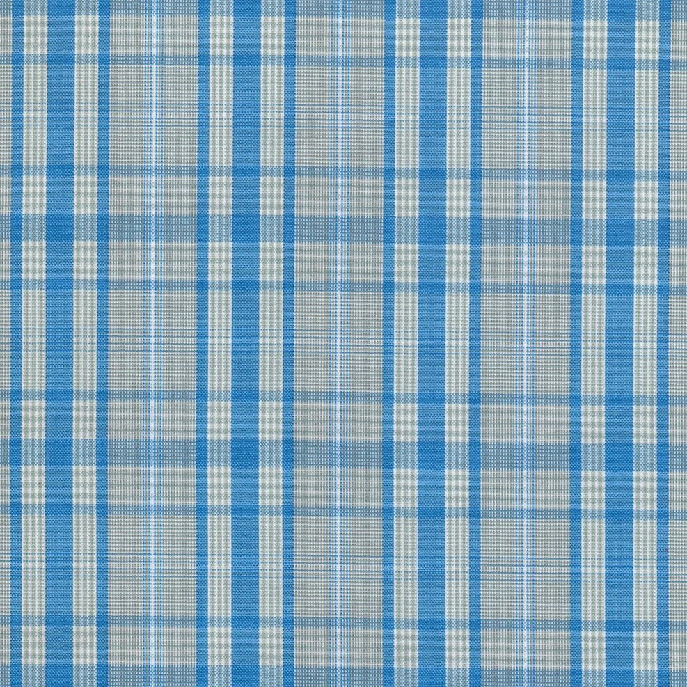 Tela escocesa azul y blanca a cuadros para uniformes escolares e institucionales, SchoolLine