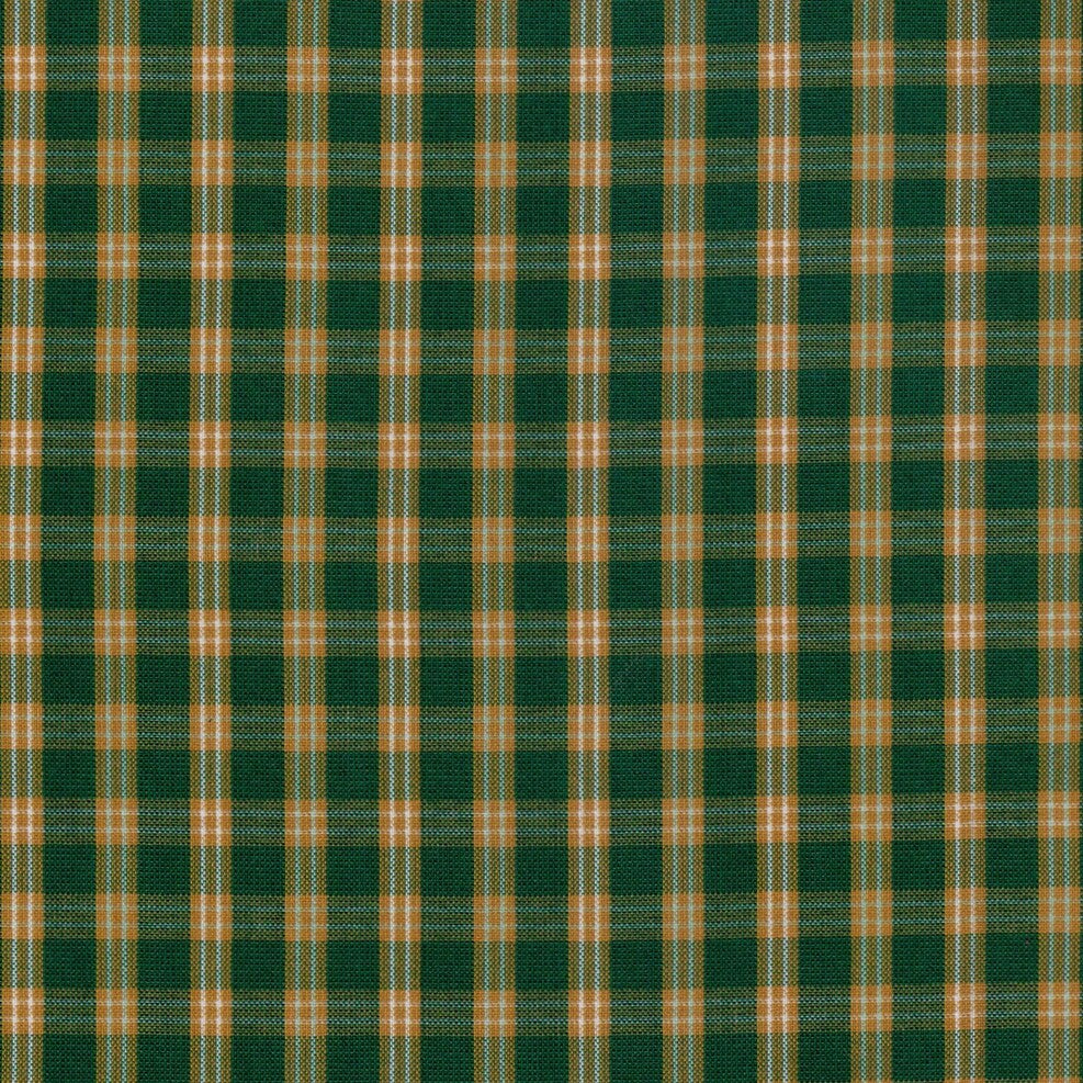 Tela escocés verde oscuro y beige de SchoolLine, tela para uniformes escolares e institucionales, diseño a cuadros.