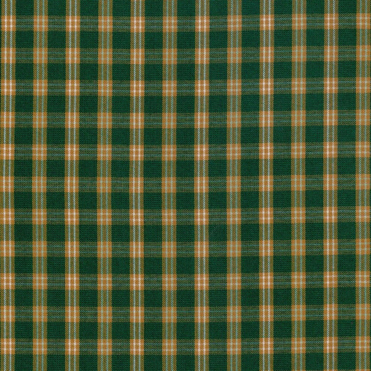 Tela escocés verde oscuro y beige de SchoolLine, tela para uniformes escolares e institucionales, diseño a cuadros.