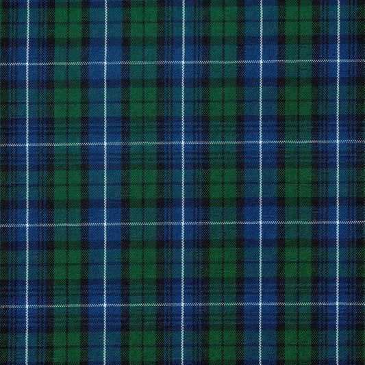 Tela polidacron escocés azul y verde en cuadro tartán, ideal para uniformes escolares e institucionales SchoolLine