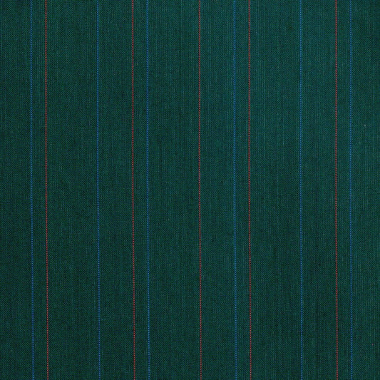 Tela para uniforme polidacron escocés verde oscuro con rayas azules y rojas; ideal para uniformes escolares SchoolLine