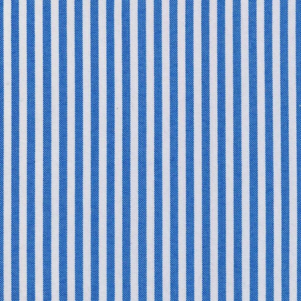 Tela para uniforme polidacron escocés azul y blanco, rayas verticales; ideal para uniformes escolares SchoolLine